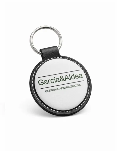 moorenfc mockup llavero nfc de cuero de asesoria garcia &aldea