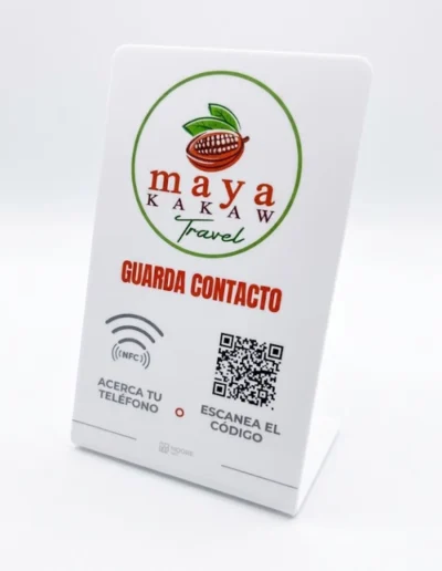 expositor nfc personalizado real — captación de clientes, reseñas y contactos