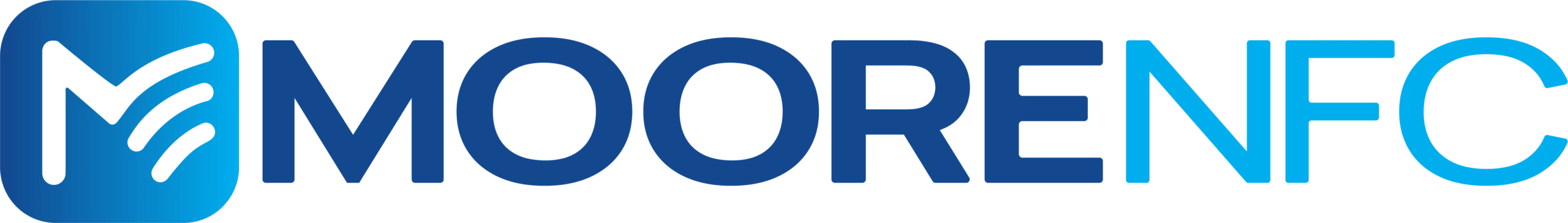 logotipo horizontal moorenfc positivo tecnologia de contacto